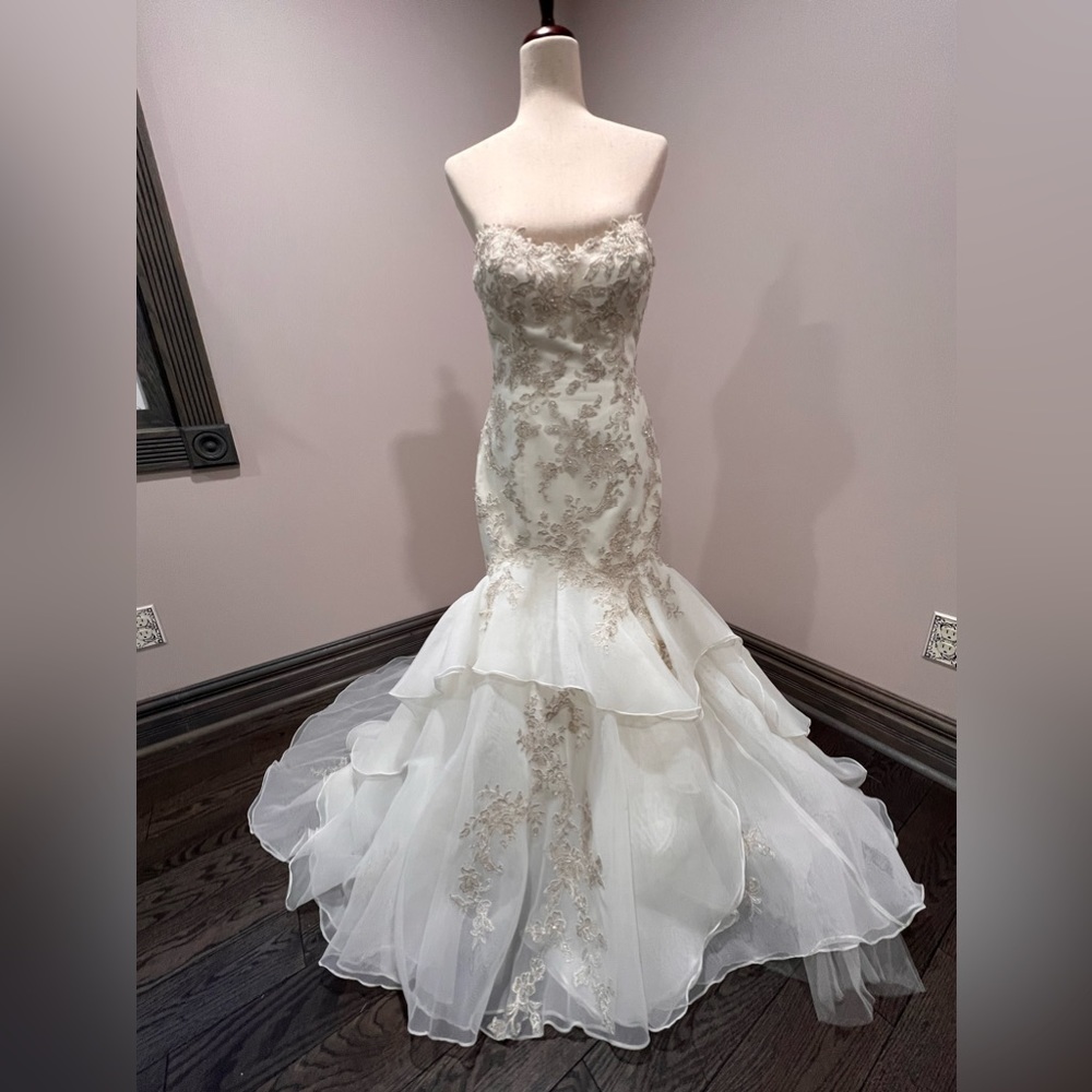 Sottero and Midgley Ruffle Appliqué wedding dress